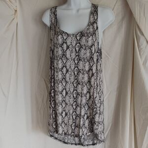 Women's Snake Print Sleeveless Top